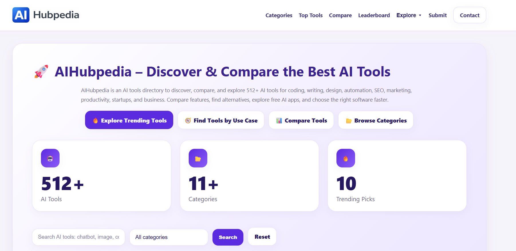 AIHubpedia project screenshot