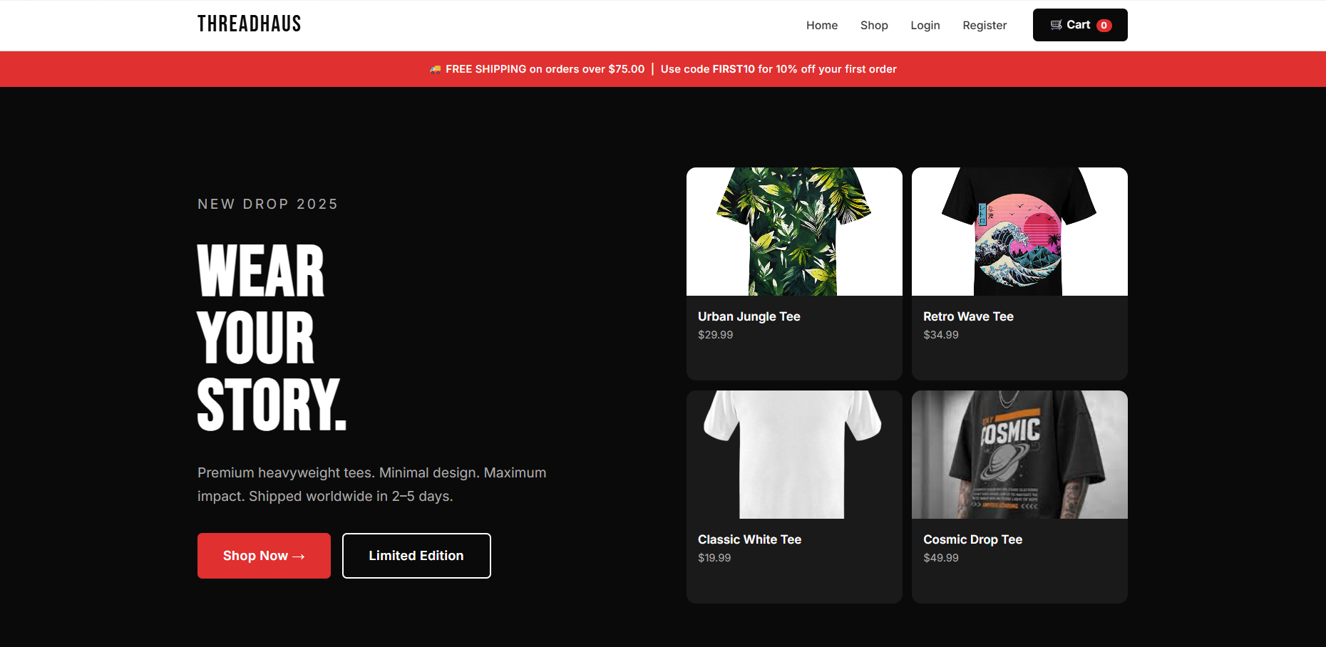 ThreadHaus project screenshot